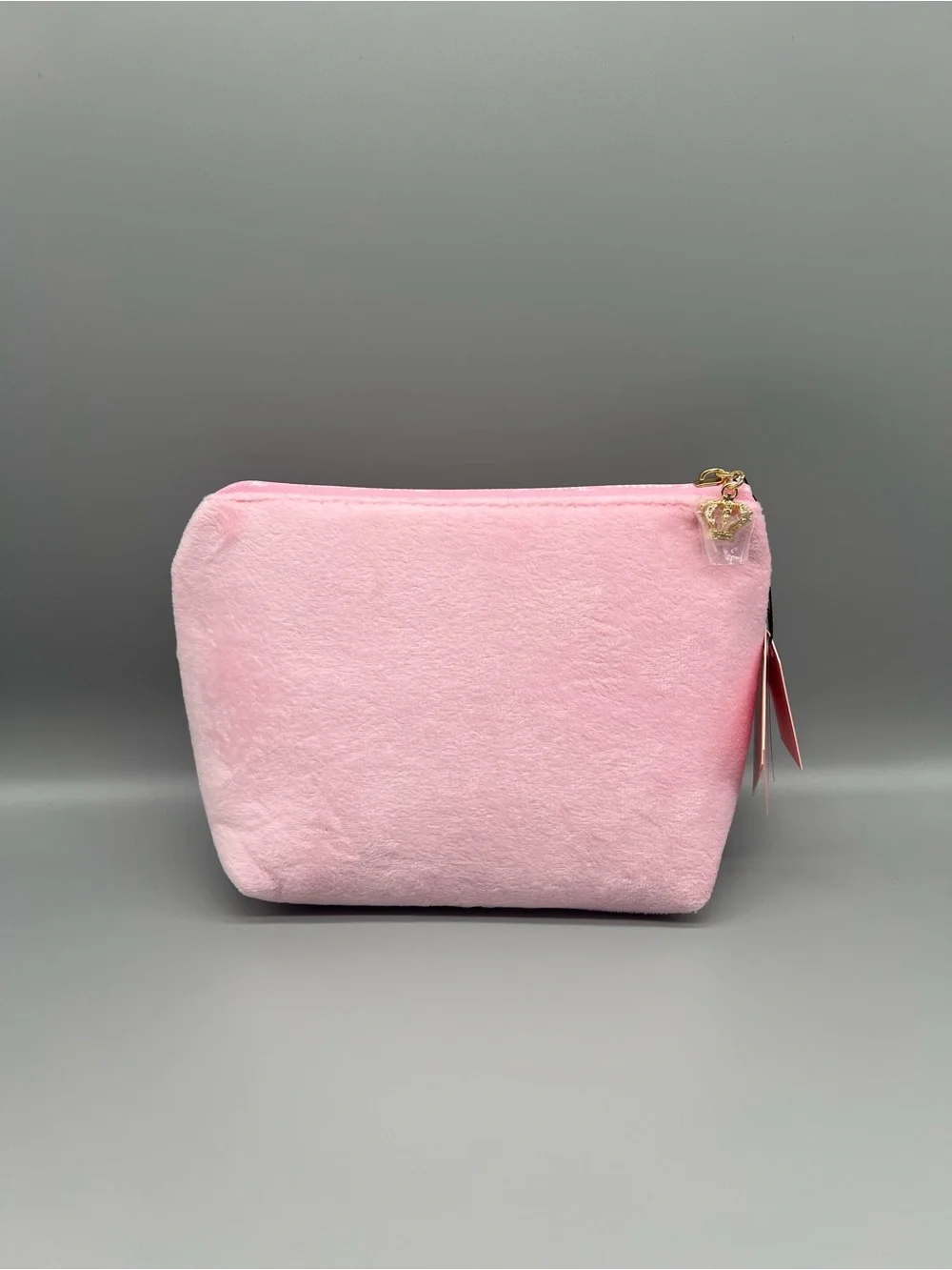 Juicy couture pink velour cosmetics bag